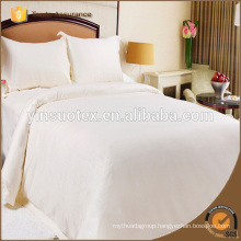 100% Cotton White Stripe Used Hotel Bed Sheets/flat Bed Sheets